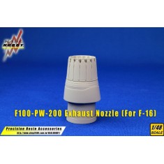 1/48 F-16 F100-PW-200/220 Exhaust Nozzle for Tamiya kits