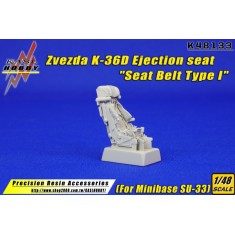 1/48 Zvezda K-36D Seat Belt Type I for Minibase SU-33