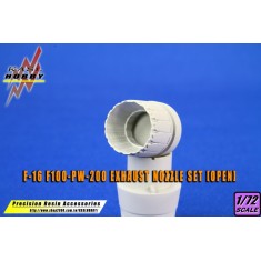 1/72 F-16 Fighting Falcon F100-PW-200 Exhaust Nozzle Set [Open] for Hasegawa kits