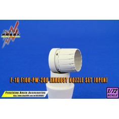 1/72 F-16 Fighting Falcon F100-PW-200 Exhaust Nozzle Set [Open] for Revell kits