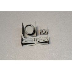 1/32 A-4E/F Skyhawk Air Intake FODs #A with Jet Exhaust Plug, AOE Cover for Trumpeter kit
