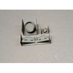 1/32 A-4E/F Skyhawk Air Intake FODs #C with Jet Exhaust Plug, AOE Cover for Trumpeter kit