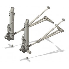 1/48 B-17 Correct Lenght Main Landing Gear (unloaded) for HK Models