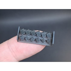 1/48 F-16 Chaff/Flare Dispensers for Tamiya kit (dimensions 3.6x2.86mm)