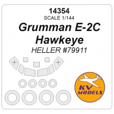 1/144 Northrop Grumman E-2C Hawkeye Masking for Heller #79911