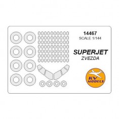 1/144 SUPERJET-100 Masks for Zvezda #7009