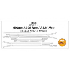 1/144 Airbus A320 Neo/A321 Neo Masks for Revell #03942, #04952