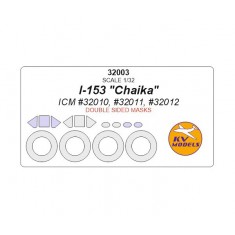 1/32 I-153 Double-sided Paint Masking for ICM kits #32010/32011/32012