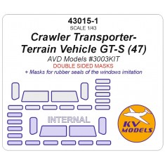 1/43 GT-S Crawler Transporter 1954 Masks for AVD Models #3003 [Double-sided]