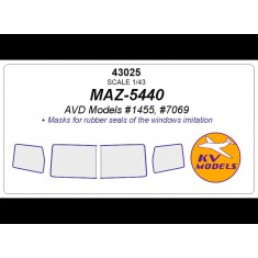 1/43 Maz-5440 Masking for Avd Models #1455/7069