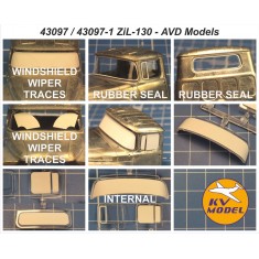 1/43 ZIL-130 Series Mask Set for AVD Models Kits