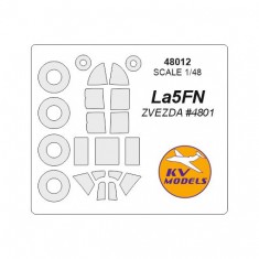 1/48 Lavochkin La-5FN Paint Masking for Zvezda #4801