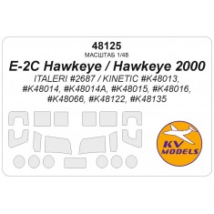 1/48 E-2C Hawkeye Mask Set for Italeri/Kinetic Kits