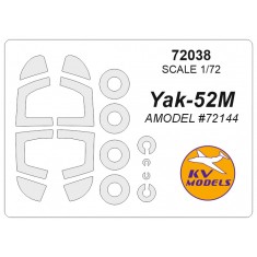 1/72 Yakovlev Yak-32 "Mantis" Paint Masking for A-Model kits