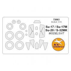 1/72 Su-17/Su-17M/Su-20/S-32MK Masking for Modelsvit #72011, #72018, #72019, #72020