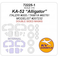 1/72 KA-52 ALLIGATOR Masks for Italeri #005/Tamiya #60761/Modelist #207232 [Double-sided]