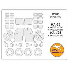 1/72 Ka-26 Masking for Amodel #7240, #7281, #7272