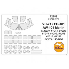 1/72 VH-71/EH-101/ AW-101 Merlin Masking for Italeri/Revell #04468
