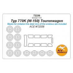 1/72 Typ 770K (W-150) Tourenwagen Masking for ACE #72558