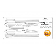 1/72 Boeing 737-200/T-43 Masking for BPK #7201, #7202, #7203, #7204, #7205