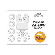 1/72 Yak-18P/Yak-18PM Masking for Amodel