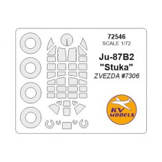 1/72 Ju-87B2 "Stuka" Masking for Zvezda #7306