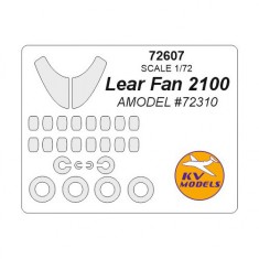 1/72 Lear Fan 2100 Masking for Amodel #72310