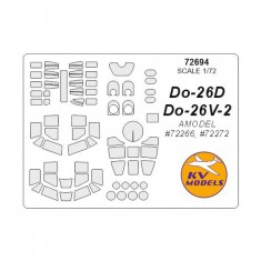 1/72 Do-26D/Do-26V-2 Masking for Amodel #72266, #72272