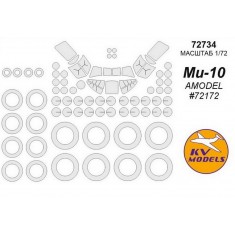 1/72 Mi-10 Masking w/Wheels Masks for A-Model #72172