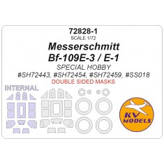 1/72 Messerschmitt Bf-109E-3/E-1 Masks for Special Hobby [Double-sided]