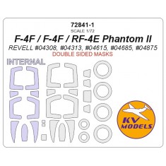1/72 F-4F/F-4F/Rf-4E Phantom II Double Sided Masking for Revell #04308/313/615/685/875