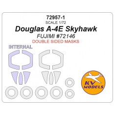 1/72 Douglas A-4E Skyhawk Double-sided Masking for Fujimi #72146