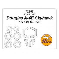 1/72 Douglas A-4E Skyhawk Masking for Fujimi #72146