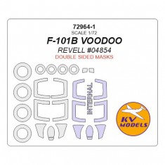 1/72 F-101B VOODOO Double-sided Masking for Revell #04854