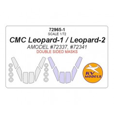 1/72 CMC Leopard-1/Leopard-2 Double-sided Masking for Amodel #72337, #72341