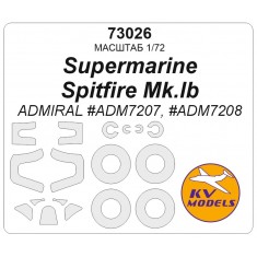 1/72 Seafire Mask Set (Wheels Mask Incl.) for Admiral Kits