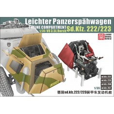 1/35 WWII German Sd.Kfz.222/223 Engine Compartment Set
