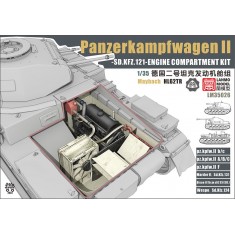 1/35 WWII German Panzer II Engine Compartment Kit
