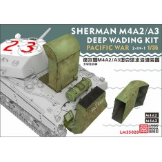 1/35 WWII US Pacific War Sherman M4A2/M4A3 Deep Wading Kit