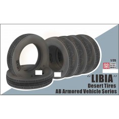 1/35 AB Armoured Vehicle Series "Libia" Desert Tyres (3D Printed)