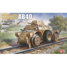 1/35 Italian AB40 Autoblinda "Ferroviaria"