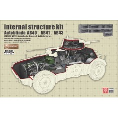 1/35 Autoblinda 40/41/43 Armoured Car Interior Structure Kit