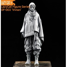1/24 Modern/Fantasy ''Vivian'' Female Hooded Poncho Casual Baggy Pants Relaxed Pose
