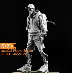 1/20 Modern/Fantasy ''John Doe'' Male Post-Apocalyptic Skull Mask Hoodie Backpack