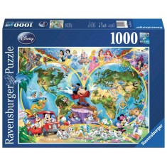 Disney World Map Puzzle #1000 Pieces