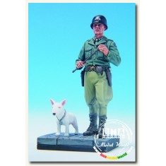 1/35 US General George S. Patton & Willie with Base