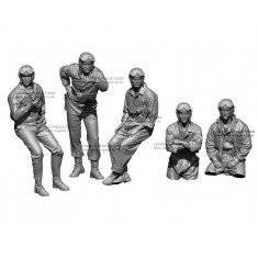 1/72 WWII US Tank Crew set (5 figures)