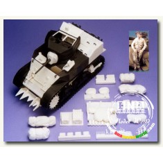 1/35 M5A1 Stuart Light Tank Detailing/Update Set (including a Crew) for Tamiya