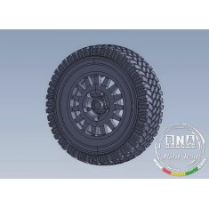 1/35 Land Rover Defender XD Wolf WMIK Weighted Wheels (Standard Tread Pattern)