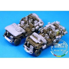 1/35 US Willys MB Jeep Stowage Set (for 2 Vehicles) (incl SCR-694 BC-1306 Radio)